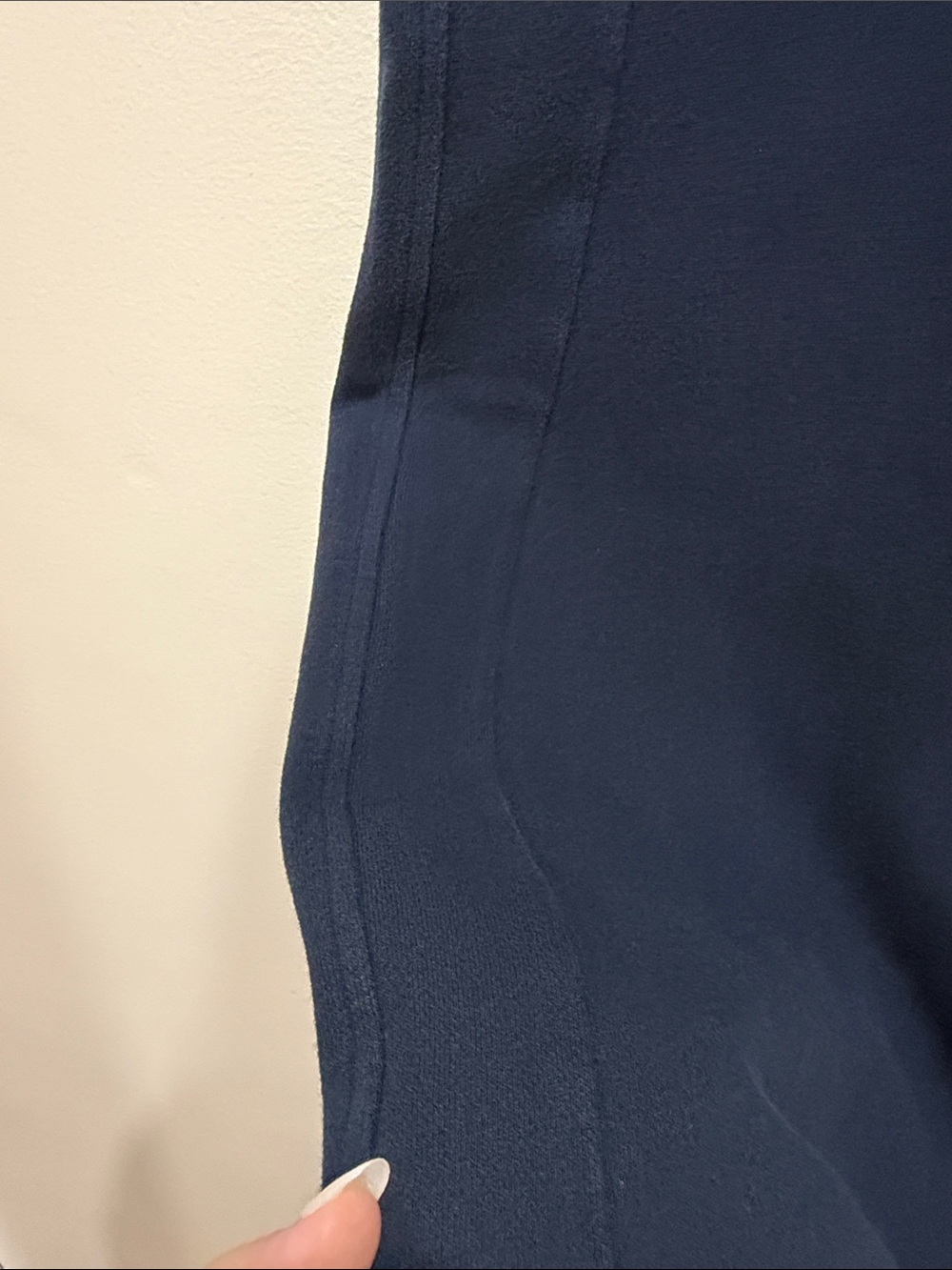lululemon athletica Scuba Mid-Rise Wide-Leg Pant Full Length in True Navy size 4 - Picture 7 of 12